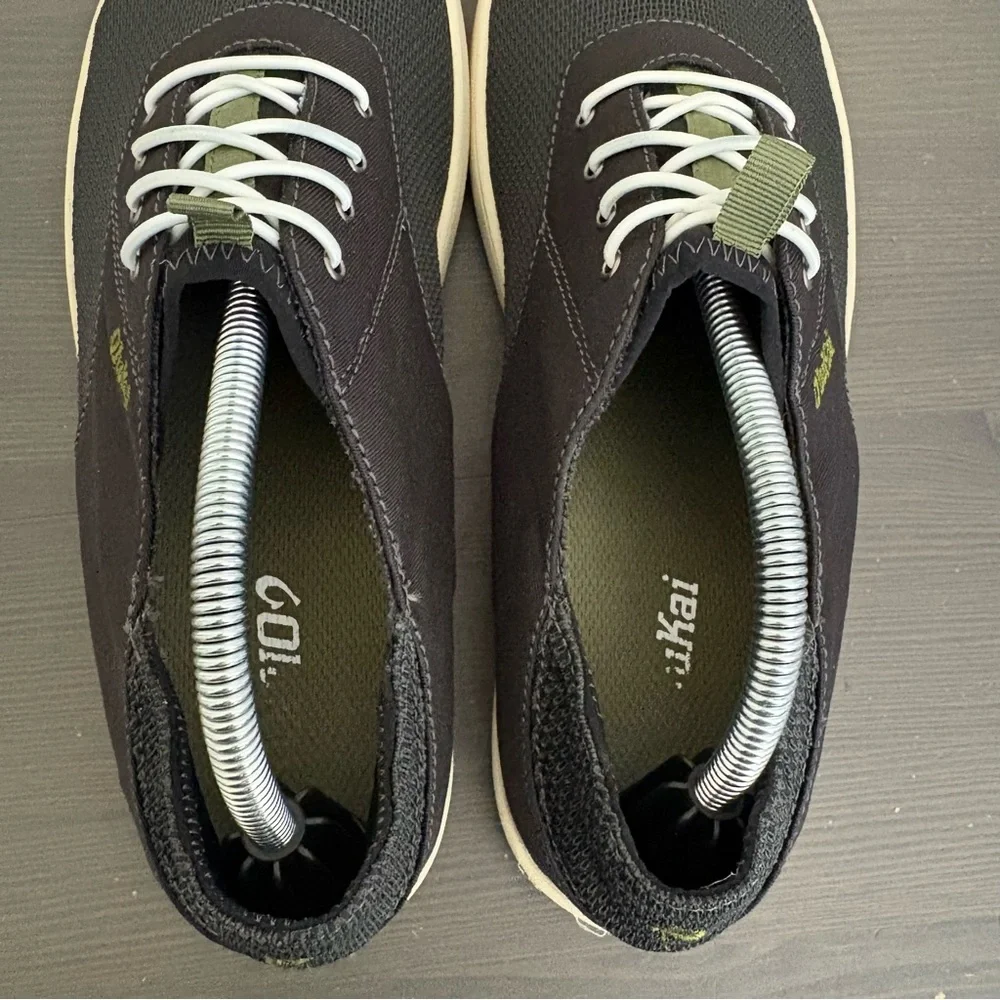 Olukai Nohea Mens Moku Slip On Mesh Boat Sneakers Black Size 10 - Picture 5 of 8